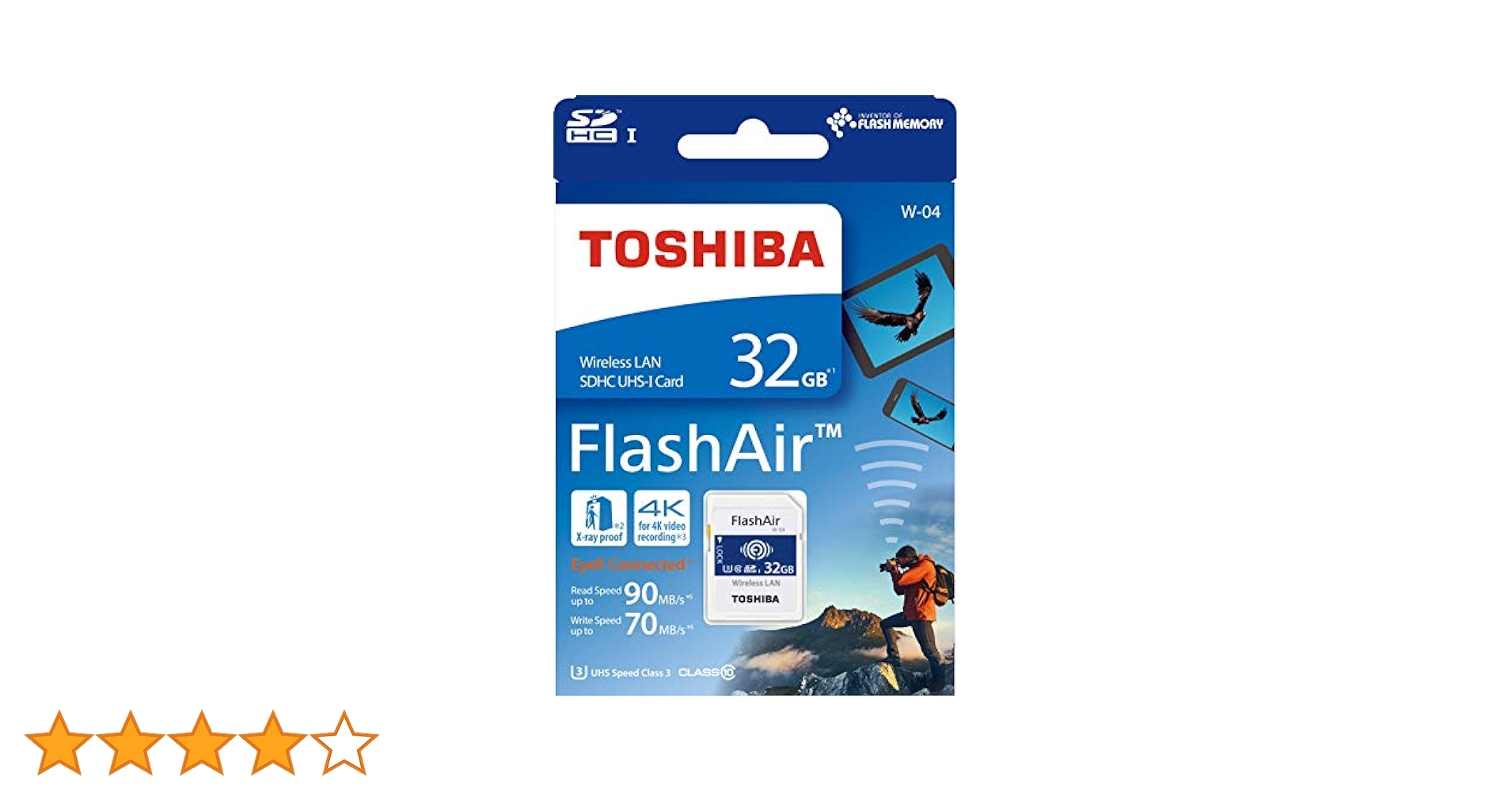 Amazon | 東芝（TOSHIBA）FlashAir W-04 SDHCメモリーカード